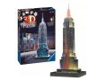 3D пъзел Building Empire State Building Light Up - 216 части