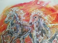 ''Коне'' / картина, оригинал /, снимка 2