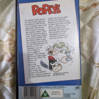 Popeye (видео касета), снимка 2 - Аудио касети - 44864036