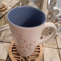 висока керамична чаша за кафе от Холандия, снимка 3 - Чаши - 45018249