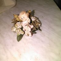 Cherub angel simonetti маркова скулптурка винтидж 80 г, снимка 1 - Декорация за дома - 45585088