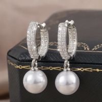 Дамски обеци с перли , снимка 1 - Обеци - 45890653