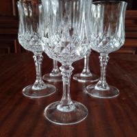 Немски кристални чаши за вино, красиви, старинни, снимка 6 - Други ценни предмети - 40280978