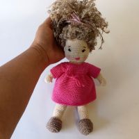 Плетени играчки, кукла ръчна изработка, подарък за момиче,  играчка ръчна изработка, снимка 8 - Кукли - 45387881