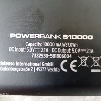 Intenso powerbank 10000 mAh, Intenso преносима батерия 10000 mAh, компактна външна батерия, снимка 13 - Друга електроника - 45541279