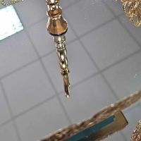 Луксозна двуетажна декорация в златисто с огледални основи, подходяща и като поставка за бижута, снимка 4 - Други стоки за дома - 45101782