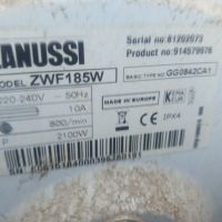 Продавам преден панел с платка за пералня Zanussi 185W, снимка 4 - Перални - 45349764