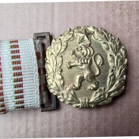 Параден офицерски колан - БНА , НРБ, снимка 1 - Антикварни и старинни предмети - 45319628