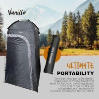 Vanilla Leisure Тоалетна душ палатка за къмпинг, голяма преносима, снимка 4 - Палатки - 45303143