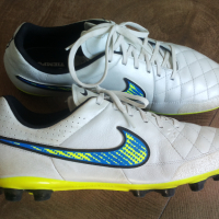NIKE TIEMPO Real Leather Football Boots Размер EUR 45 / UK 10 бутонки 119-14-S, снимка 1 - Спортни обувки - 44979182