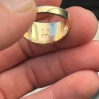 Златен пръстен, снимка 2 - Пръстени - 45142561