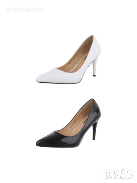 Класически дамски обувки на висок ток, 2цвята , снимка 1