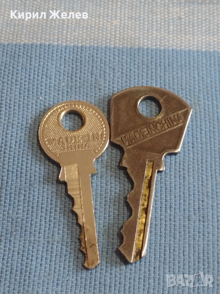 Два стари ключа за катинар за КОЛЕКЦИЯ ДЕКОРАЦИЯ БИТОВ КЪТ 40950, снимка 1
