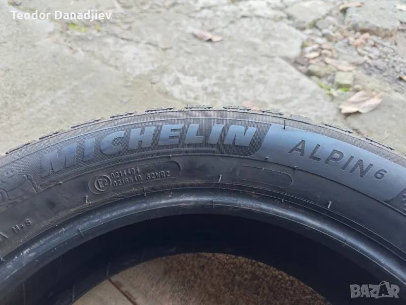 Зимни гуми Мишелин алпин 6 205/55 r16/Michelin alpin 6, снимка 1