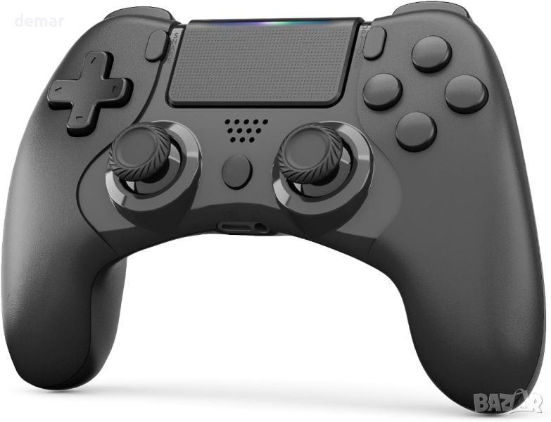 Контролер Clevo за PS4, безжичен контролер за игри, съвместим с P4, P4 Slim,P4 Pro с двойна вибрация, снимка 1