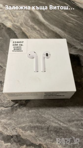 Слушалки Apple Airpods 2 A1602, снимка 1