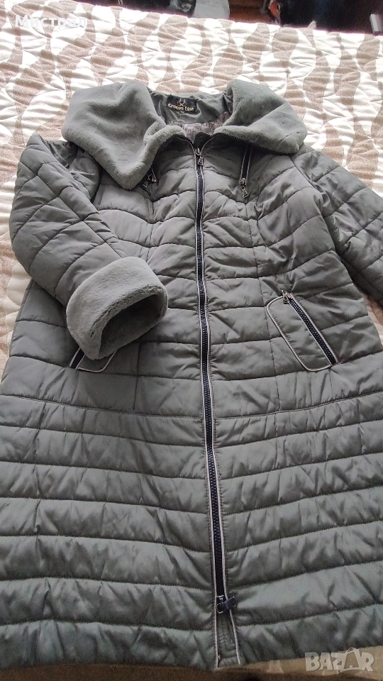 Дебела зимна шуба за едра дама, снимка 1