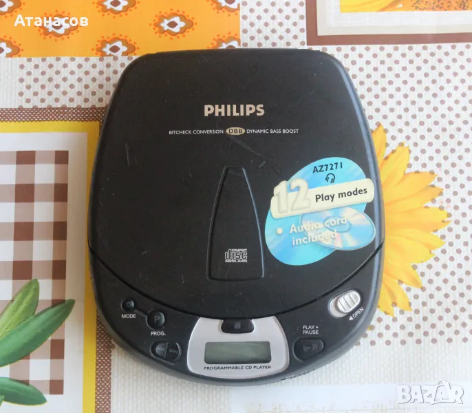 Philips AZ7271 CD Player Дискмен, снимка 1