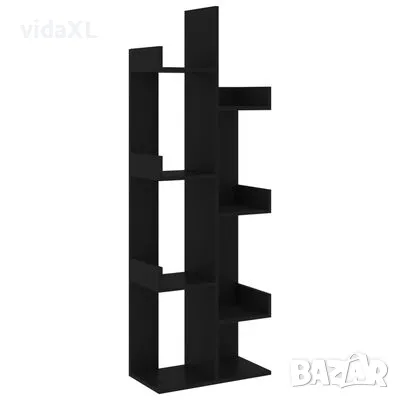 vidaXL Библиотека, бяла, 48x25,5x140 см, инженерно дърво(SKU:808910), снимка 1