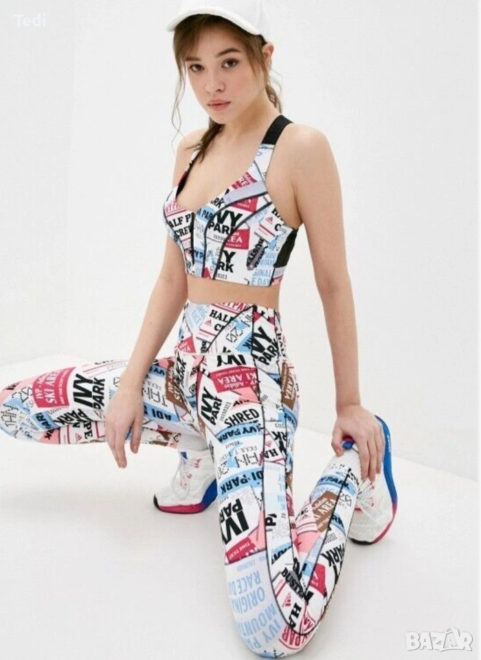 Нов Многоцветен Спортен Клин Adidas X Ivy Park Размер XS, снимка 1
