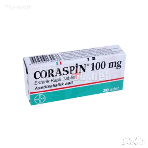 Coraspin 100mg Аспирин , снимка 1