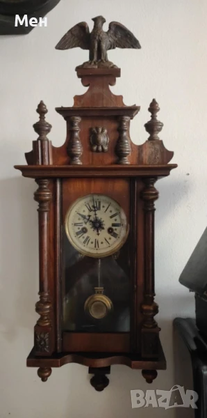 Стенен часовник стар от преди 1930 год., снимка 1