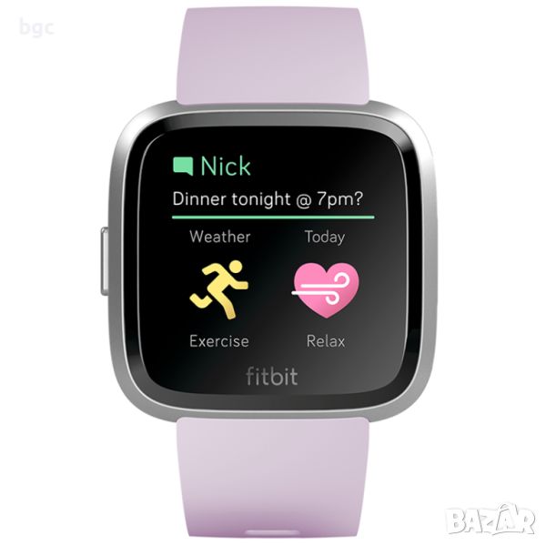 Нов Смарт Часовник Fitbit Versa Lite, Люляково - 24 месеца гаранция, снимка 1