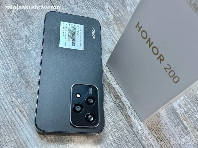 Honor 200 Lite 5G 256 gb 8+8 gb Ram Dual Sim Black НОВ , снимка 1