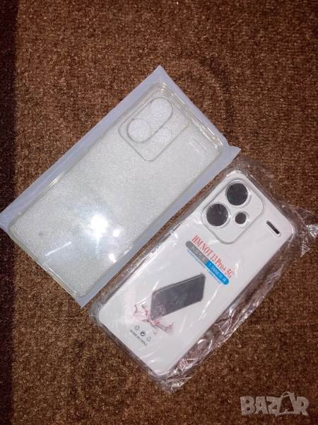 Противоударен + втори прозрачен силиконов кейс за Xiaomi Redmi Note 13 Pro+ 5G, снимка 1