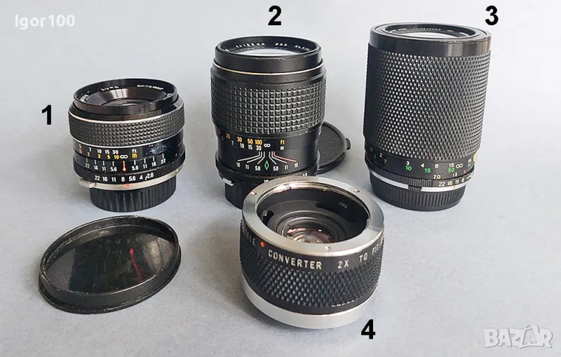 ОБЕКТИВИ РЪЧЕН ФОКУС - на OLYMPUS OM mount, снимка 1