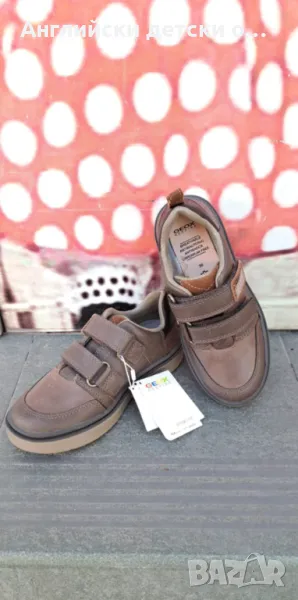 Английски детски обувки естествена кожа-GEOX , снимка 1