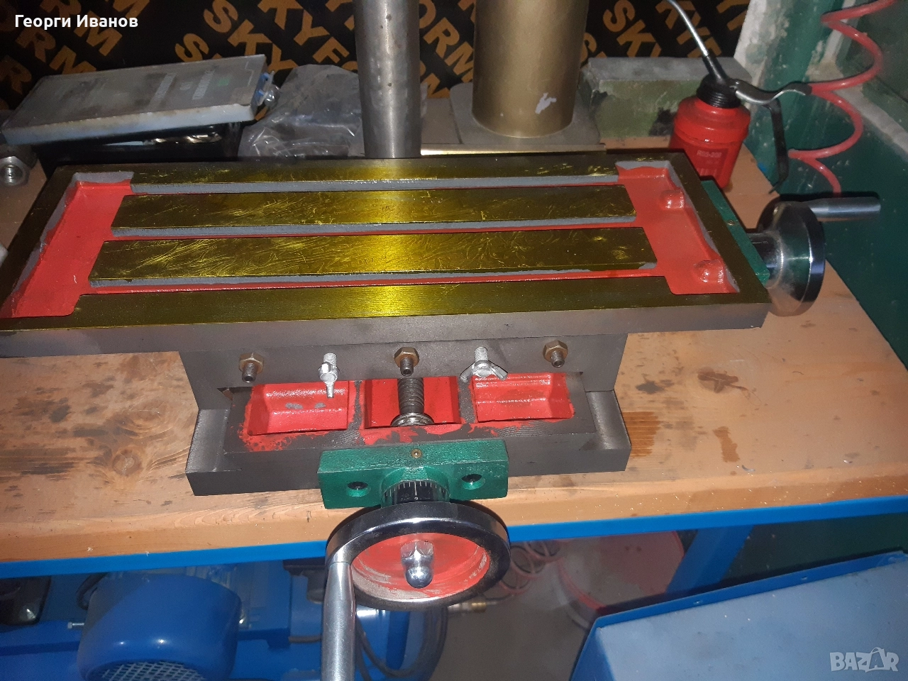 Кръстата маса за бормашина, снимка 1