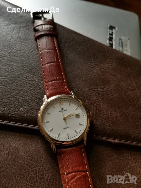 Junghans quartz Ръчен часовник с позлата , снимка 1