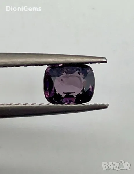 💜 Рядък розово-лилав натурален спинел 1.78ct – Сертифициран! 💜, снимка 1