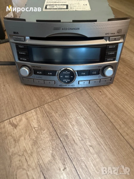 РАДИО CD ЧЕЙНДЖЪР SUBARU LEGACY V OUTBACK IV, снимка 1
