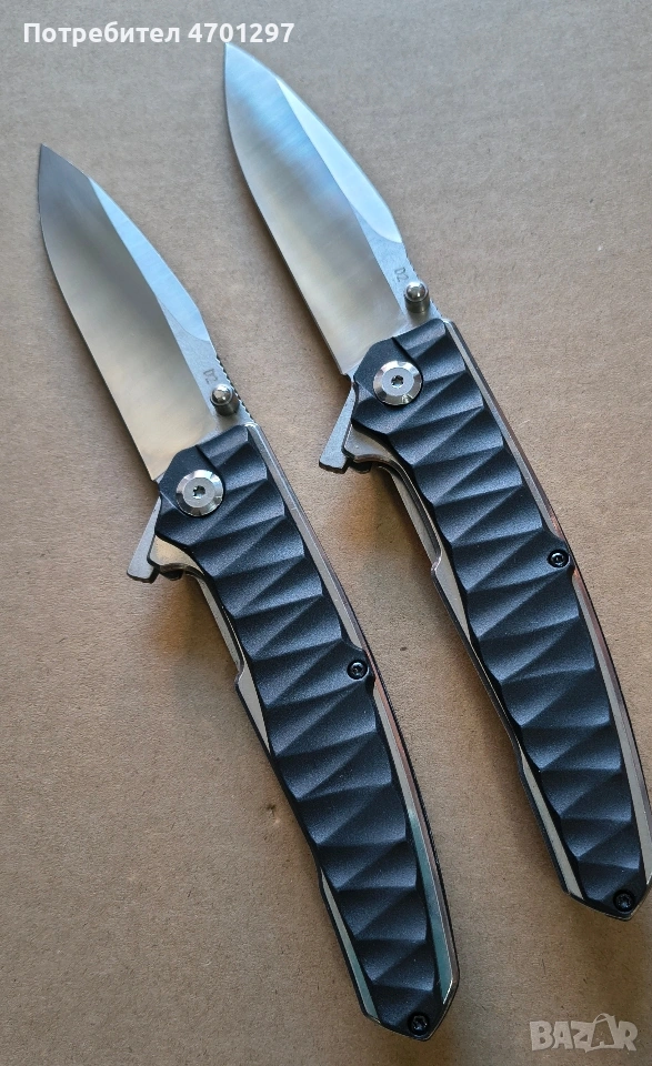Сгъваем нож острие- D2, снимка 1