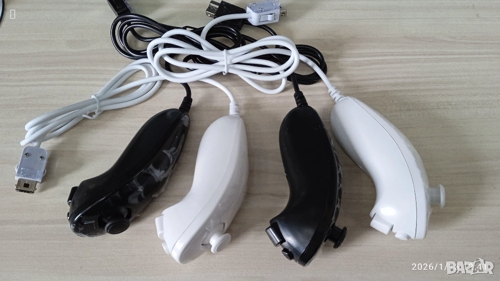 НОВ Nintendo wii nunchuk нинтендо уий нънчък джойстик контролер уии уйй, снимка 1