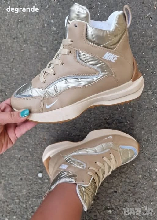 Дамски спортни боти Nike с дебела топла вата, снимка 1