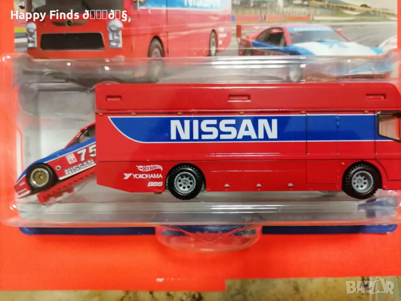 💕🧸Hot Wheels Premium Team Transport 1994 Euro Hauler & 1994 Nissan 300 ZX GTS, снимка 1