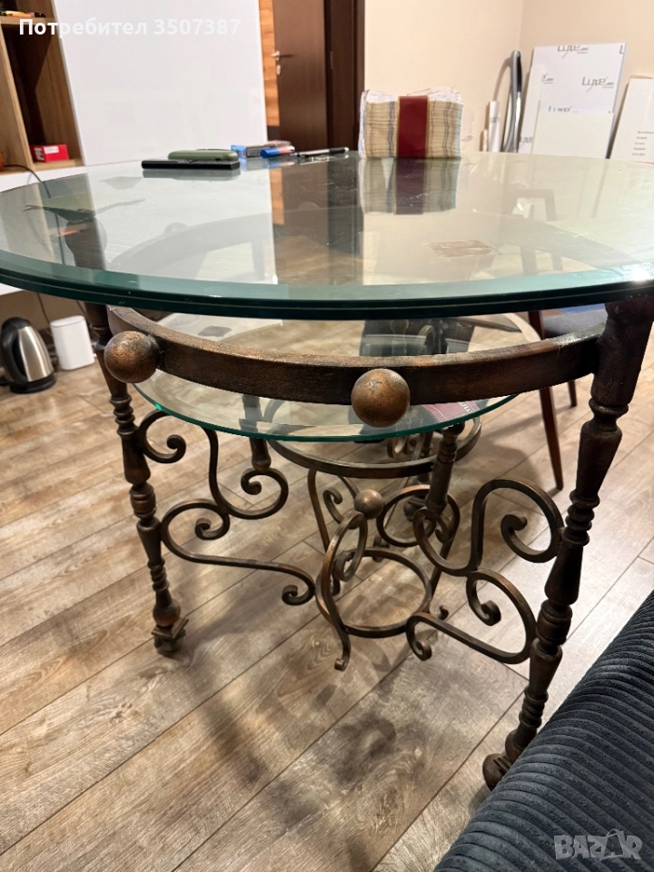 Масивна винтидж маса, снимка 1