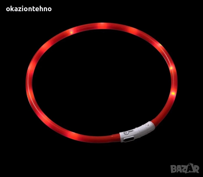 Karlie Visio Light LED тръбна каишка L: 20–70 см, снимка 1