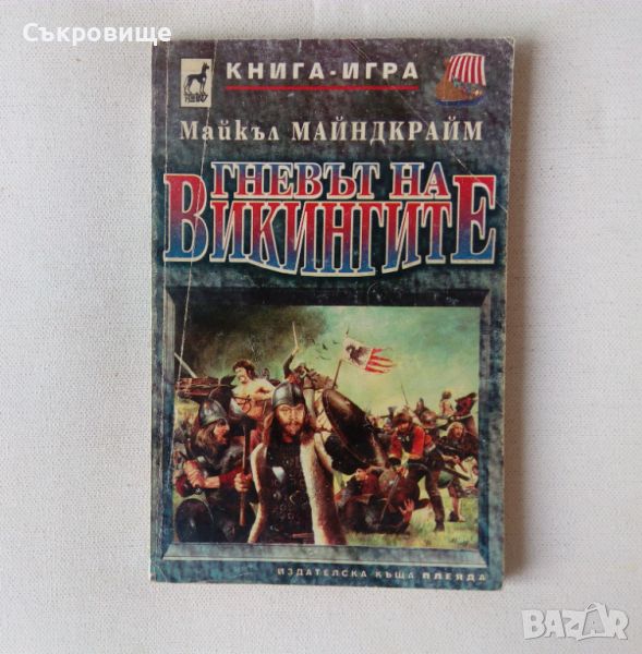 Гневът на викингите - Майкъл Майндкрайм книга-игра Плеяда, снимка 1