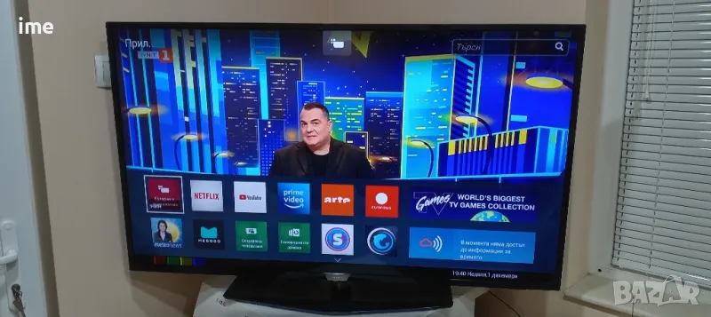 4K Smart LED телевизор Philips НОМЕР 55. Model 50PUS6162/13. 50инча 126см. Wi-Fi., снимка 1