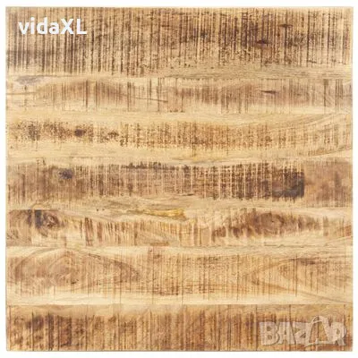 vidaXL Плот за маса, мангово дърво масив, 15-16 мм, 70x70 cм（SKU:286016）, снимка 1