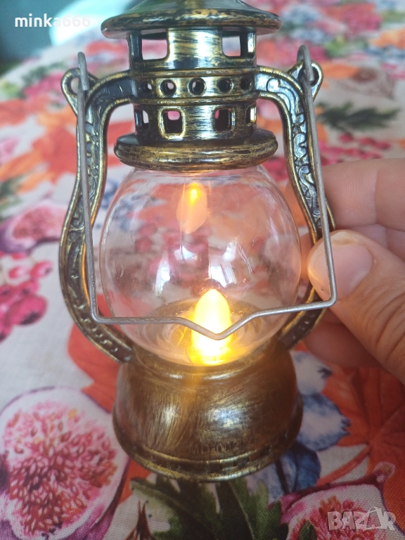 Светеща лампа с батерий, снимка 1