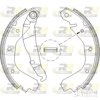 BENDIX 361417B Задни челюсти OPEL Kadett D E / Manta B / Ascona C / Vectra A / 1977-2009 OE 1605792 , снимка 1