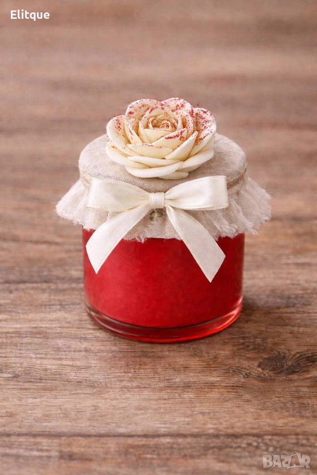 ръчно изработено подаръчно бурканче , снимка 1