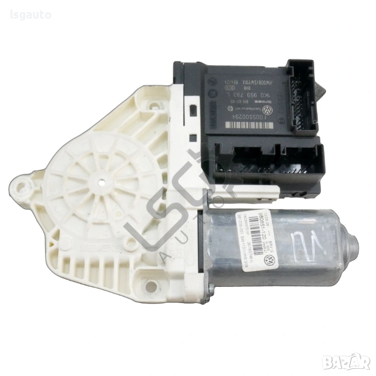 Моторче преден ляв ел. стъклоповдигач Volkswagen Passat (B6) 2005-2011 ID: 157742, снимка 1