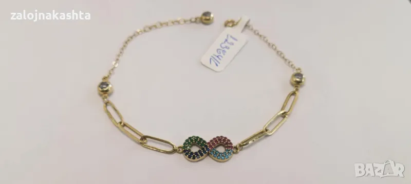 Златна гривна-3,60гр/14кр, снимка 1