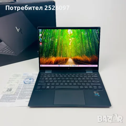 Технополис HP Envy 360/2.8K OLED Touch/i7-1250U/16GB LPDDR4X/1TB NVMe/, снимка 3 - Лаптопи за работа - 46821773